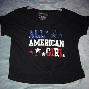 All American Girl Crop top